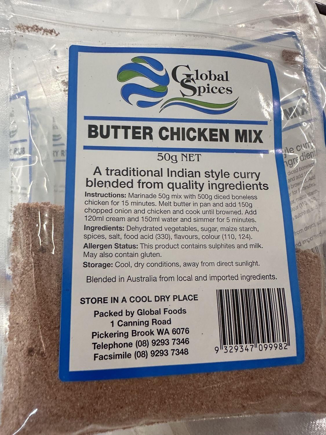 GS BUTTER CHICKEN MIX 50G