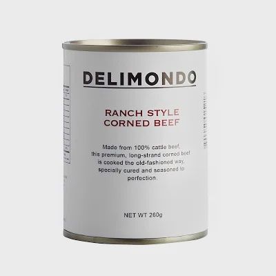 DELIMONDO RANCH STYLE CORNED BEEF 260G
