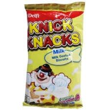 DELIF KNICK KNACKS MILK BISCUIT  50G