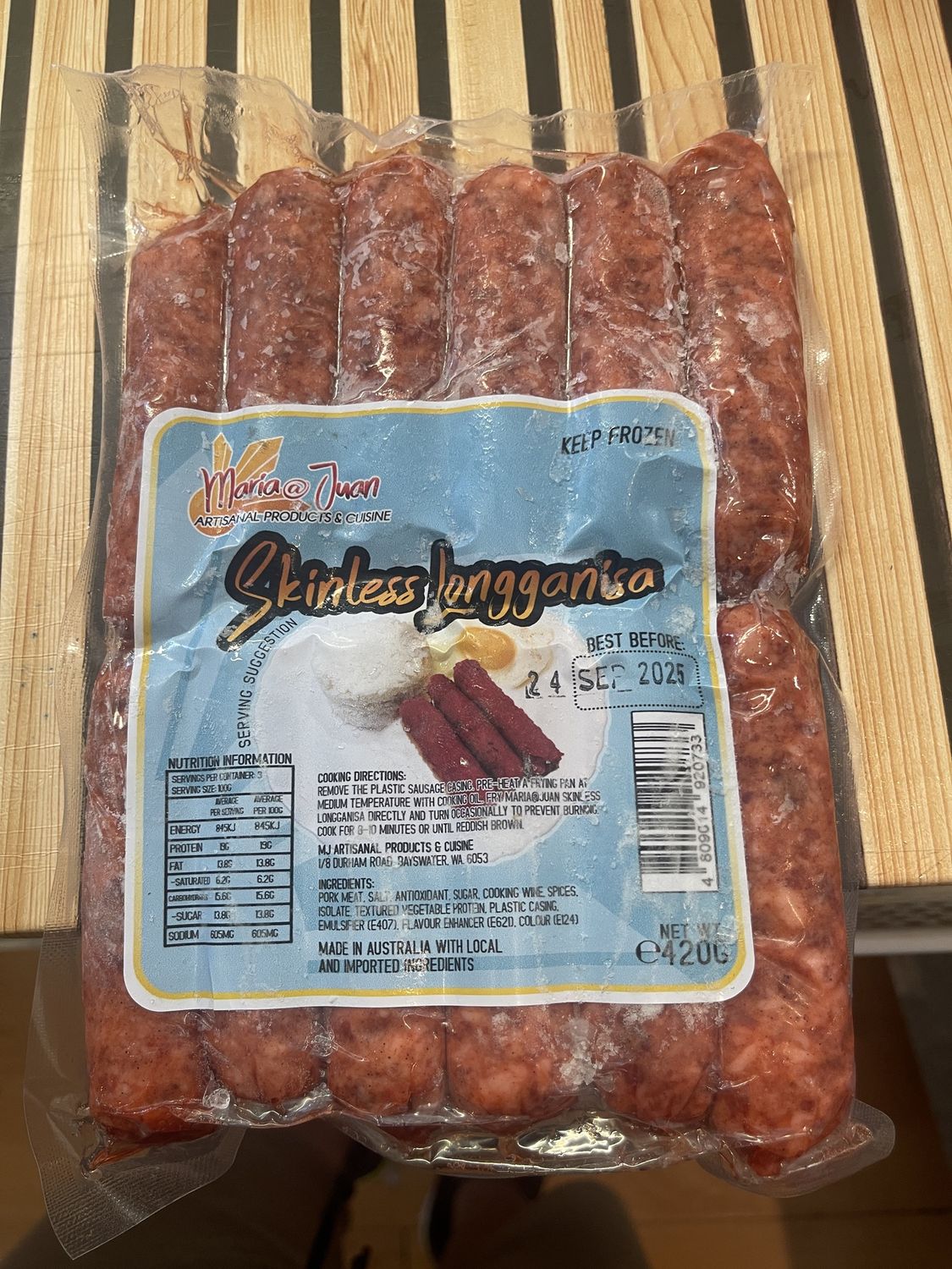 MJ SKINLESS LONGGANISA