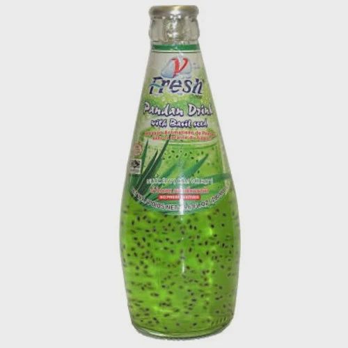 V-FRESH BASIL SEED DRINK WITH PANDAN 290ML