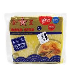 GOLD STAR WONTON SKIN  500G