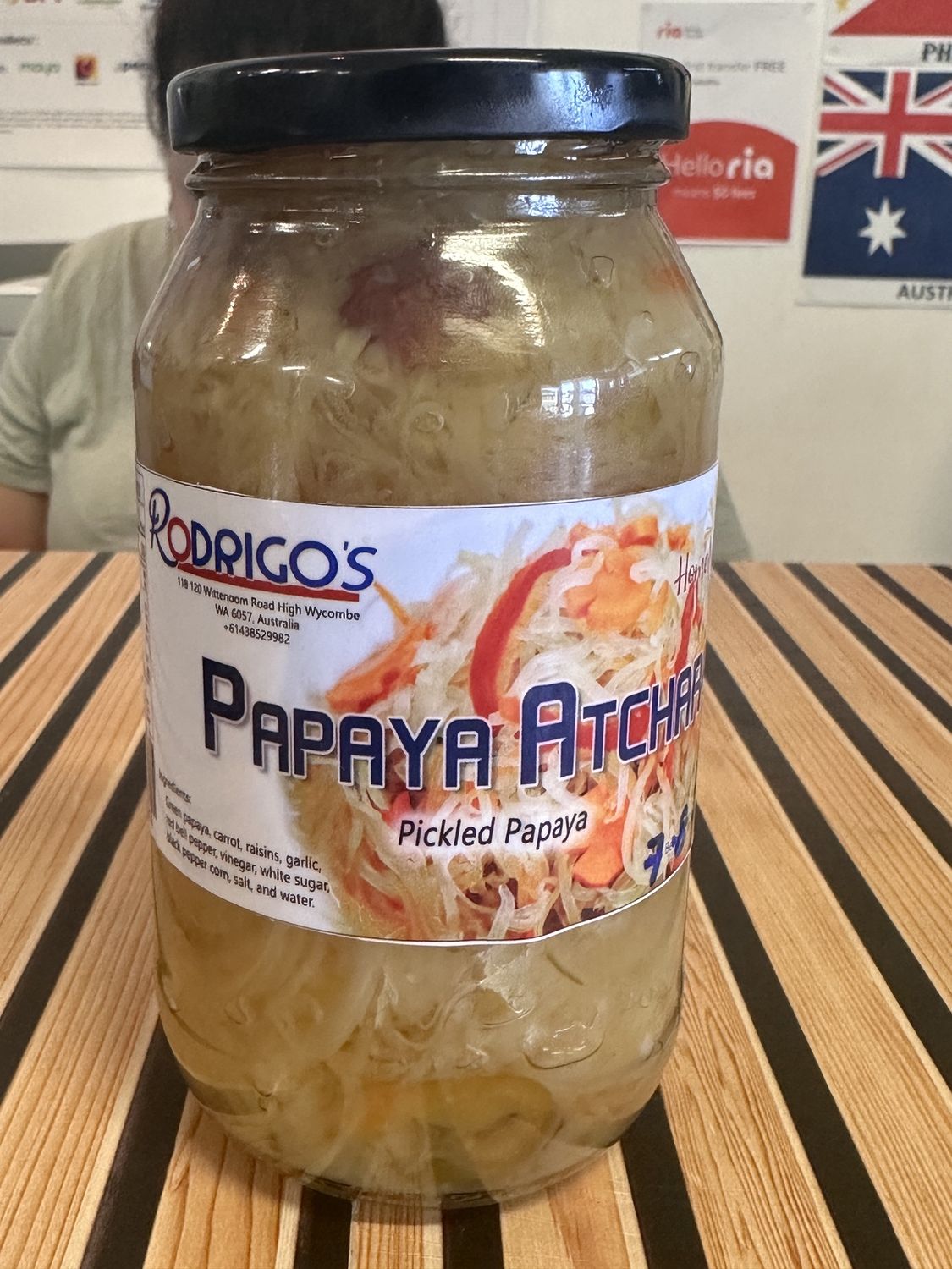 RODRIGOS PAPAYA ATCHARA 450G