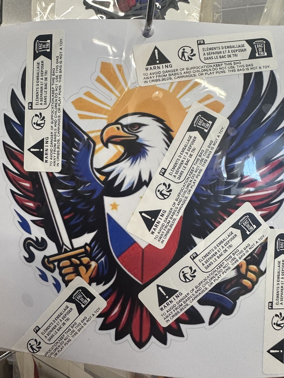 *PHILIPPINE EAGLE DECAL CAR STICKER