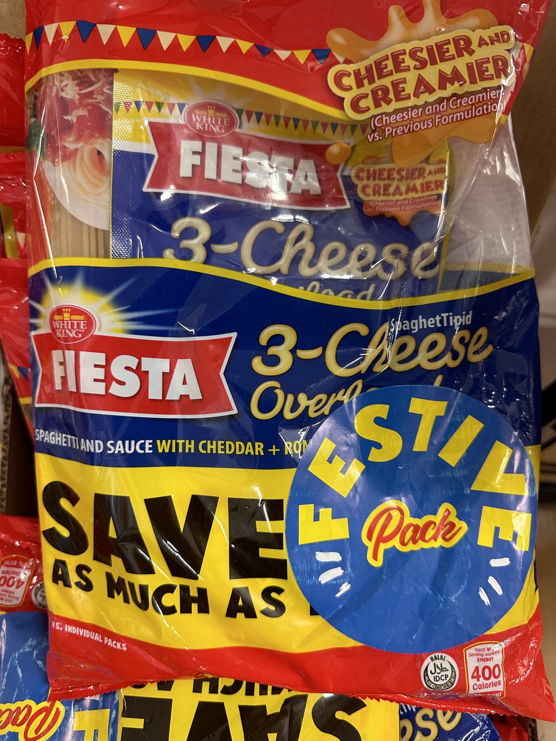 WK SPHAGETTIPIDBUNDLE 3 CHEESE 1.6KG