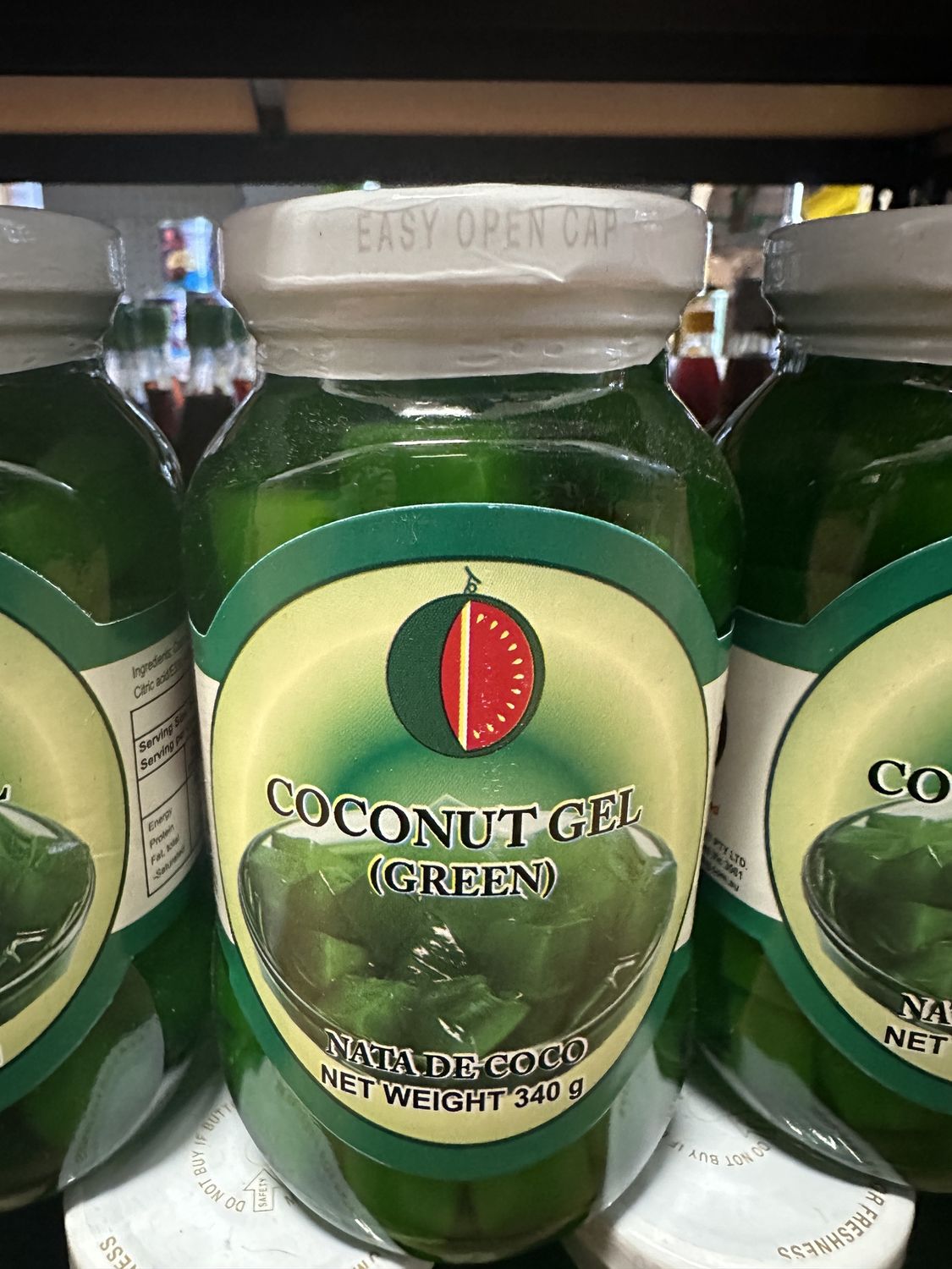 DHN NATA DE COCO  GREEN  340G