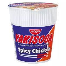 NISSIN YAKISOBA CUP SPICY CHICKEN 77G