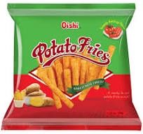 **OISHI POTATO FRIES  TOMATO KET  50G
