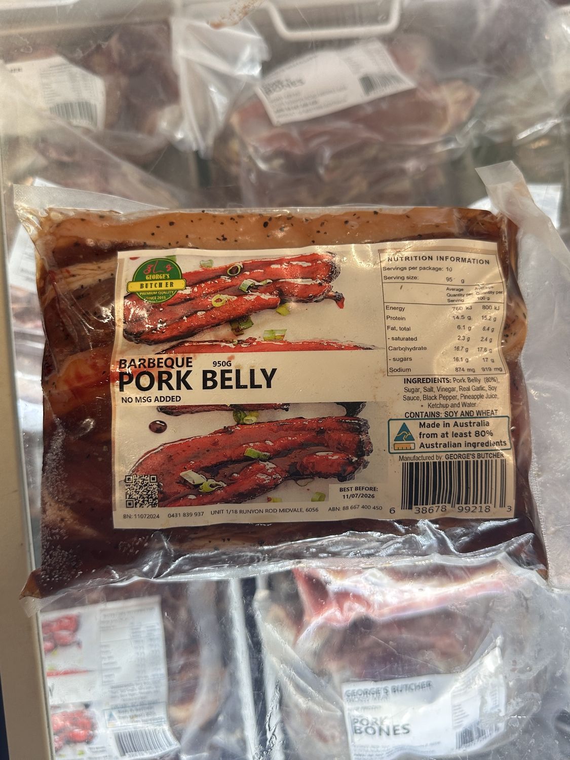 GEORGE'S BUTCHER BBQ BELLY