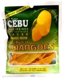 CEBU BRAND  DRIED MANGO 100G