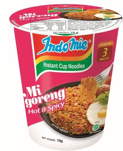 INDOMIE INSTNT NDLS H &amp; SPICY MI GORENG  70G
