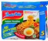 INDOMIE MI GORENG BBQ CHICKEN  NDLS 5 X 80G