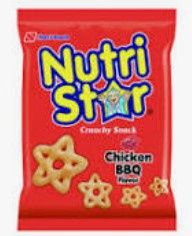 *NUTRI  STAR CRUNCHY SNACK CHICKEN BBQ FLAVOUR 65G