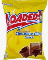 *LOADED  CHOCO  FILLED SNACK 65G