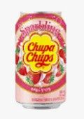 *CHUPA CHUPS STRAWBERRY &amp; CREAM FLAVOUR SPARKLING SODA 345ML
