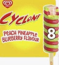 *PADDLE POP CYCLONE PEACH/PINEAPPLE 90ML