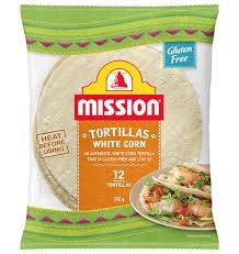 MISSION TORTILLA WHT CORN 12 312G