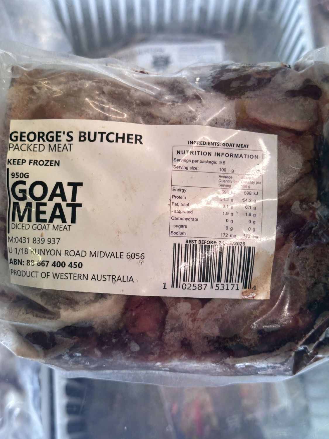GEORGE&#39;S GOAT MEAT