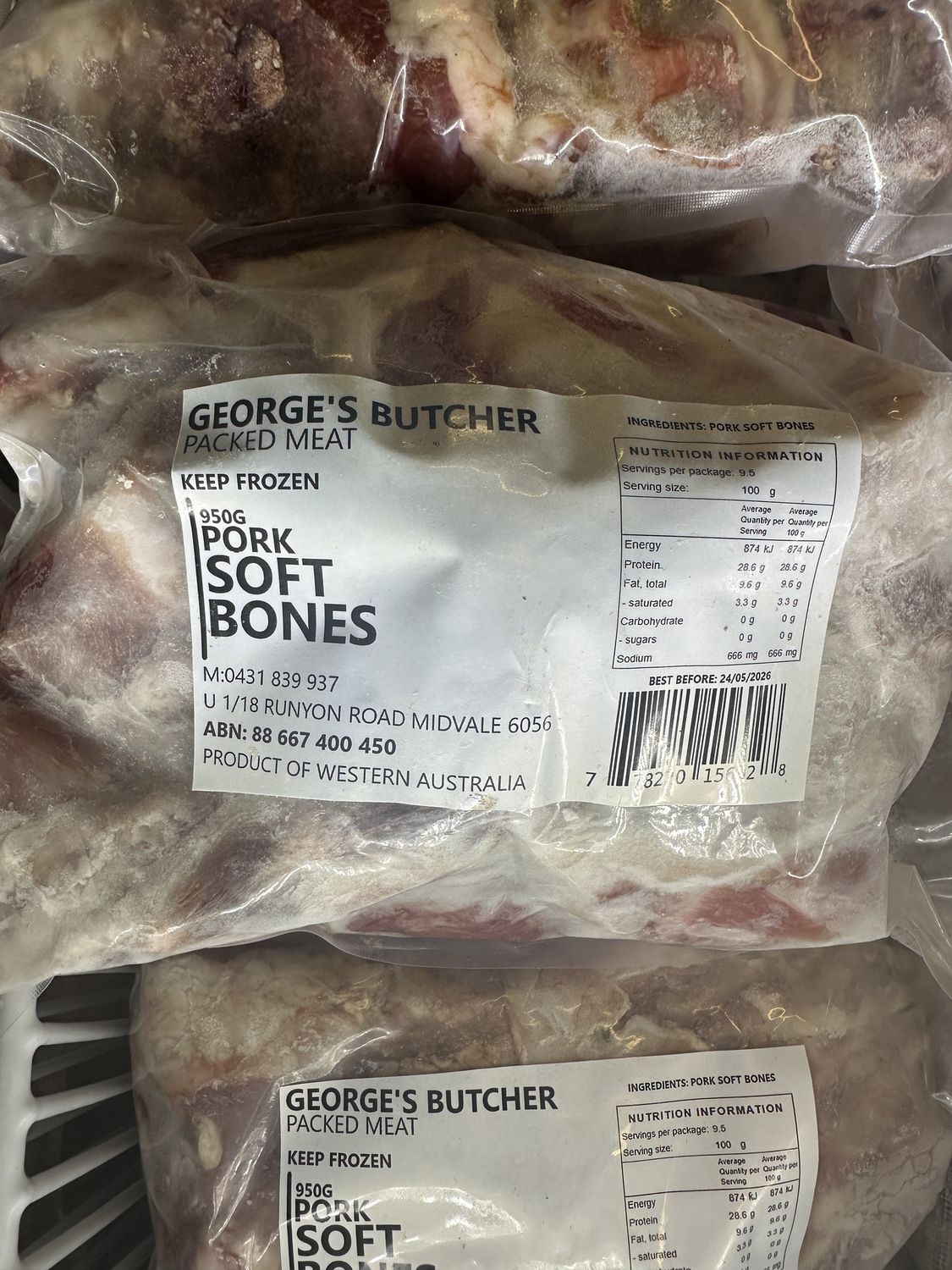 GEORGE&#39;S PORK SOFT BONES