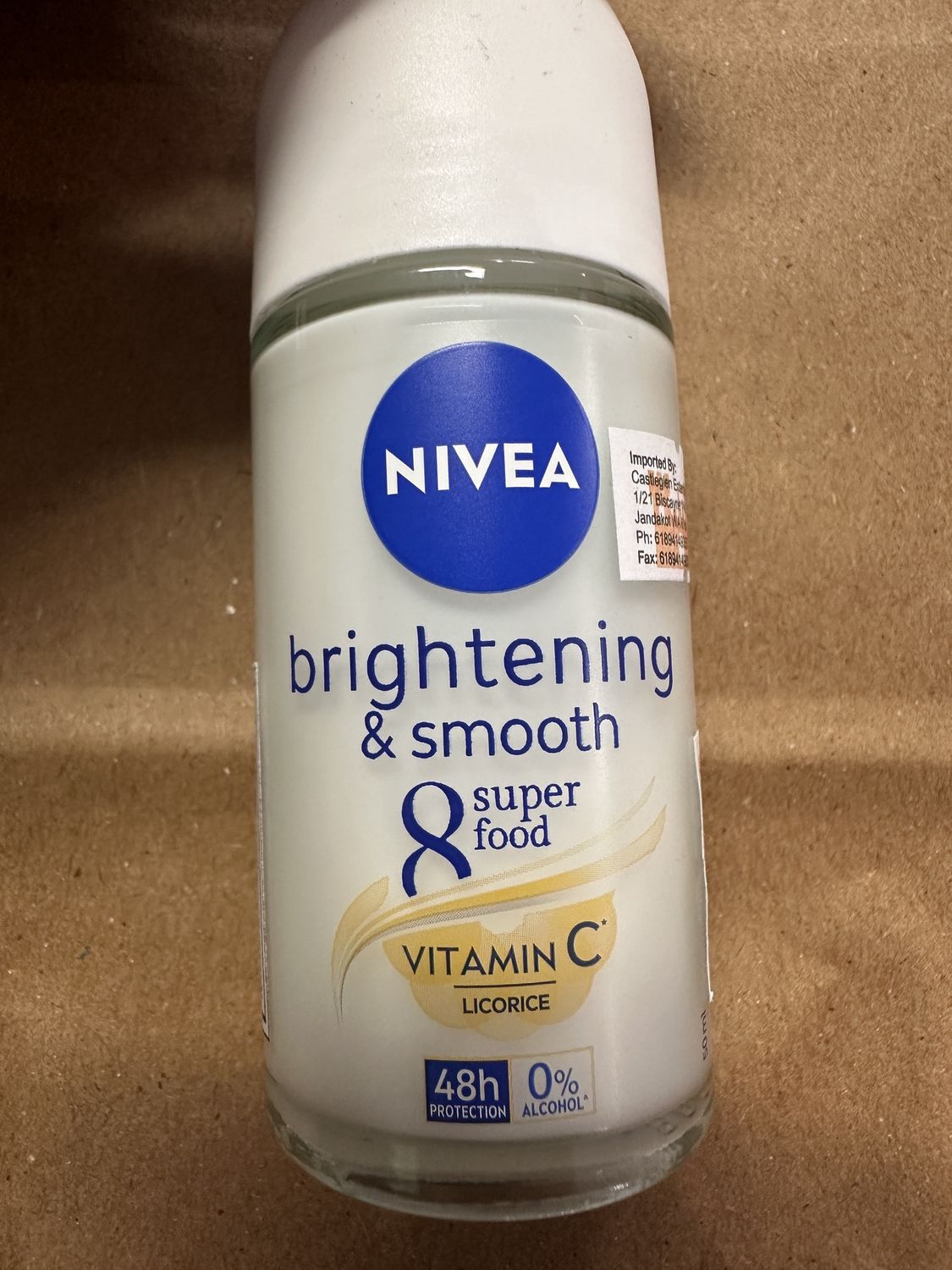 *NIVEA WHITENING DEO 50ML