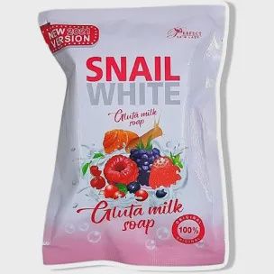 SNAIL WHITE GLUTA MILK SOAP