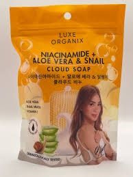 LUXE ORGANIX NIACINAMIDE+ALOE&amp;SNAILCLOUD SOAP 180G