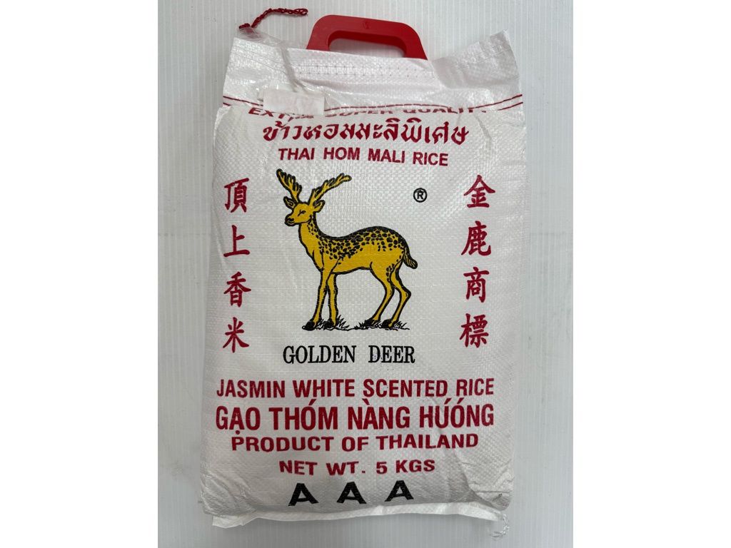 GOLDEN DEER JASMINE RICE  5KG