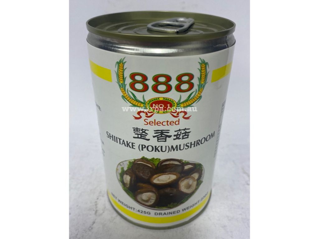 888 CANNED SHITAKE MUSHROOMS 425G