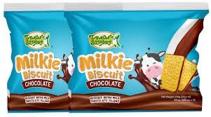 *LEMON SQAURE MILKY BISCUIT CHOCO 10 X 27G