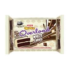 *OVERLOAD QUAKE  WHITE CHOCO 10 X 30G