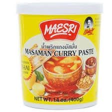MAESRI MASAMAN CURRY PASTE 400G