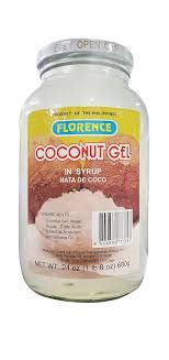 FLORENCE COCONUT GEL NATA DECOCO WHITE 340G
