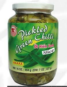 TAF D PICKLED GREEN CHILLI WHOLE 454G