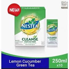 NESTEA CLEANSE LEMON CUCUMBER GREEN TEA  10*250ML
