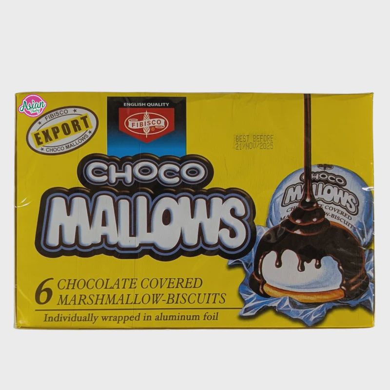 *Fibisco Chocolate Mallows 100g x6