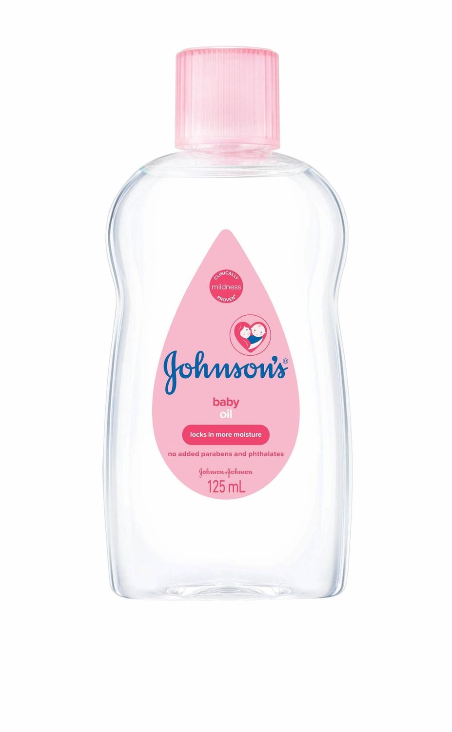 *JOHNSON BABY OIL PINK 125ML