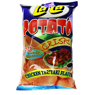 *LALA POTATO CRISP CHICKEN TERIYAKI 85G