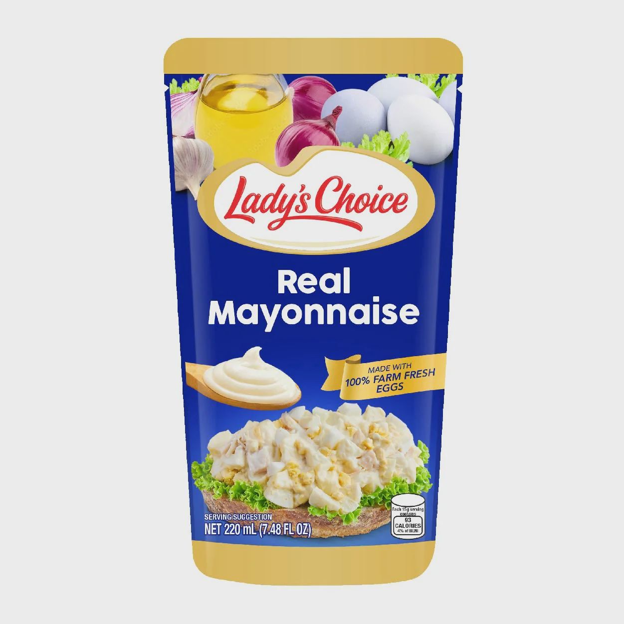 LADY&#39;S CHOICE MAYONNAISE POUCH 220ML