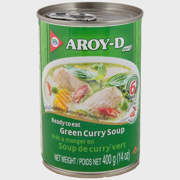 AROY D GREEN CURRY SOUP 400G