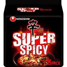 NONGSHIM SHIN RED SUPER SPICY 120G X 5PCKS