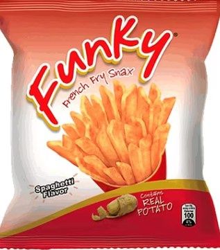 *FUNKY FRENCH FRY SNAX SPAG FLVR 23G