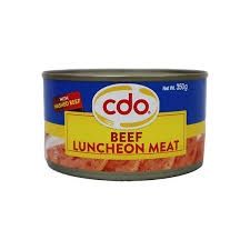 CDO BEEF LUNCHEON MEAT FLAT TIN 350G