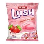 * JACK&#39;N JILL LUSH STRAWBRY CHEWY CREAM CANDY 130G