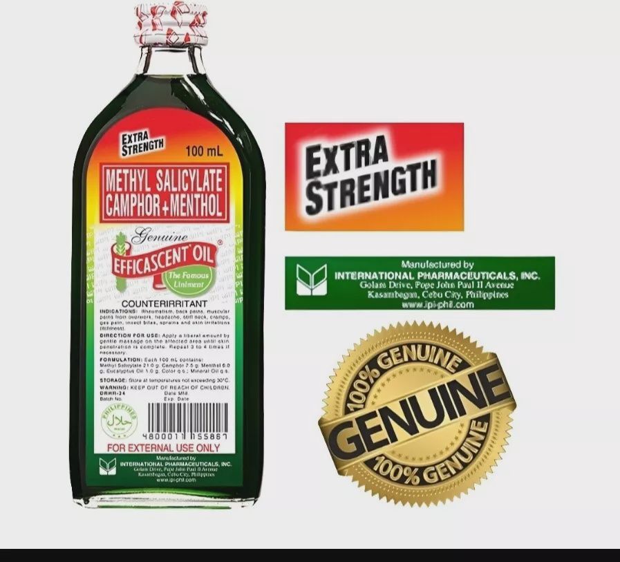 EFFICASCENT OIL EXTRA STRENGHT 100ML