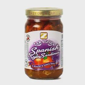 ZARAGOZA SPANISH SARDINES IN OLIVE OIL &amp; TOMATO SAUCE  220G