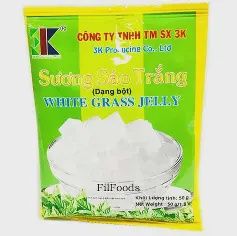 3K WHITE GRASS JELLY POWDER 50G
