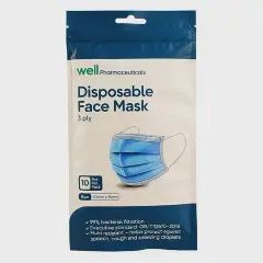 *DISPOSABLE MASK 3 LAYER 10PCS