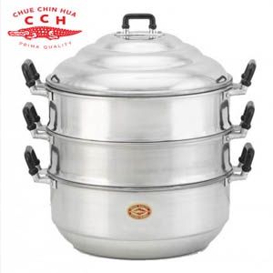 * ALUMINIUM STEAMER 26CM