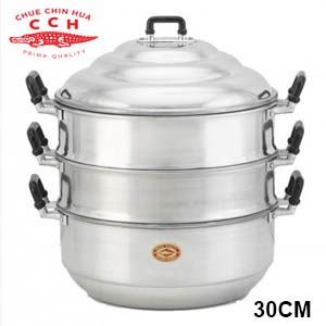 * S/STEEL CHINA STEAMER 30CM