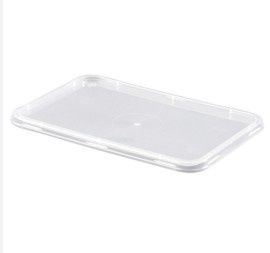 *E750 RECT CONTAINER LID CLEAR 50PCS